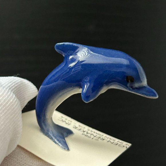 Hagen Renaker Ceramic Miniature Jumping Dolphin Porpoise Animal Figure Figurine - Picture 4 of 12